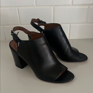 Givenchy Black Leather Women's Heels